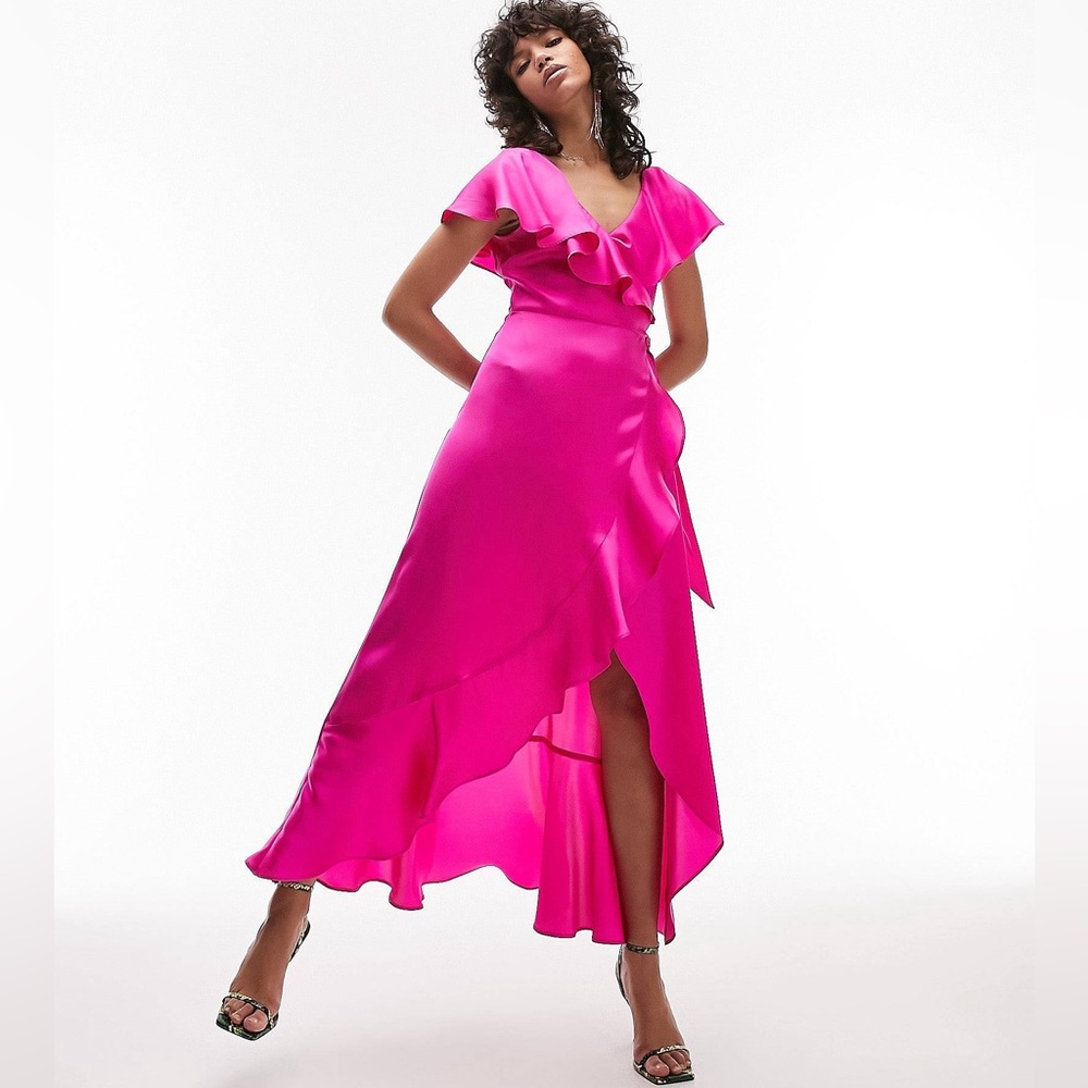 Topshop Wrap Maxi Dress NWT